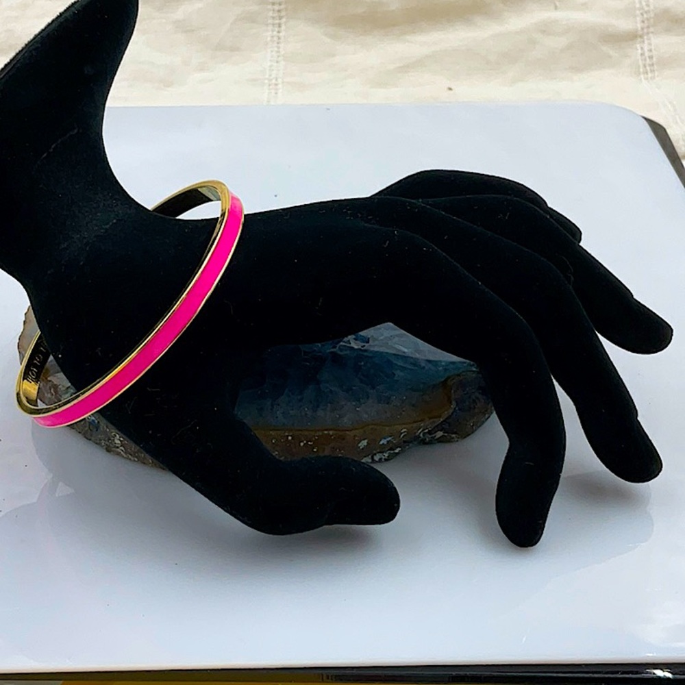Kate Spade Gold Bracelet Hot Pink, “Hot To Trot”Bracelet & Rose Gold Bracelet - Picture 5 of 10